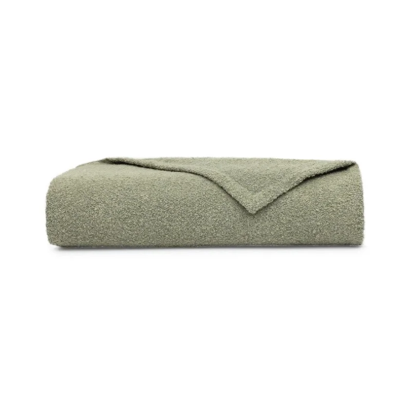 Synthetic fiber blend blankets for a budget - friendly choiceRecycled polyester blankets for an eco - conscious optionBouclette Amande Counterpane by Yves Delorme Synthetic fiber blend blankets for a budget - friendly choiceRecycled polyester blankets for an eco - conscious optionBouclette Amande Counterpane by Yves Delorme