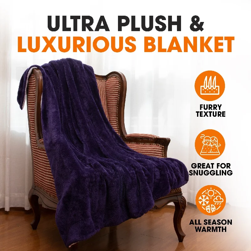 Chenille blankets with a thick and fuzzy textureCotton blankets for breathability and a lightweight feelCheer Collection Microsherpa Ultra Soft and Cozy Throw Blanket Chenille blankets with a thick and fuzzy textureCotton blankets for breathability and a lightweight feelCheer Collection Microsherpa Ultra Soft and Cozy Throw Blanket