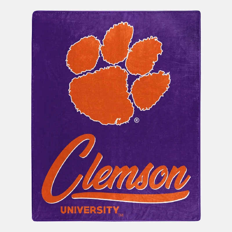 Mohair blankets with a unique sheen and softnessCotton blankets for breathability and a lightweight feelClemson Signature College Throw Blanket Mohair blankets with a unique sheen and softnessCotton blankets for breathability and a lightweight feelClemson Signature College Throw Blanket
