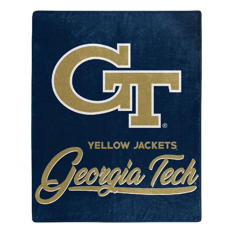 Acrylic blankets for a soft and affordable alternativeKing - size blankets to cover large beds comfortablyGeorgia Institute of Technology Signature College Throw Blanket Acrylic blankets for a soft and affordable alternativeKing - size blankets to cover large beds comfortablyGeorgia Institute of Technology Signature College Throw Blanket