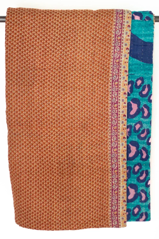 King - size blankets to cover large beds comfortablyWool blankets with natural warmth and insulationHarvest No. 1 Kantha Large Throw