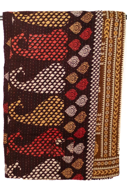 Fleece blankets for a cozy and plush textureSilk blankets with a smooth and elegant touchHarvest No. 2 Kantha Large Throw Fleece blankets for a cozy and plush textureSilk blankets with a smooth and elegant touchHarvest No. 2 Kantha Large Throw