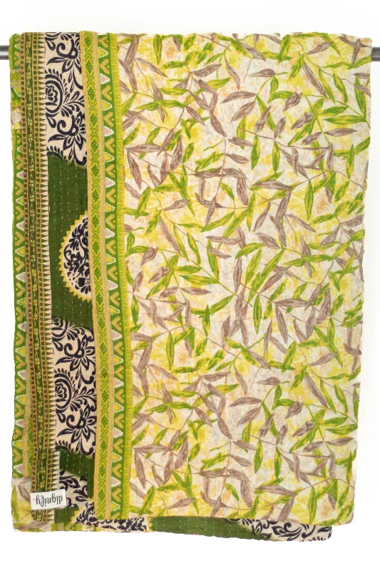 Recycled polyester blankets for an eco - conscious optionCashmere blankets for ultimate softness and luxuryHarvest No. 4 Kantha Large Throw Recycled polyester blankets for an eco - conscious optionCashmere blankets for ultimate softness and luxuryHarvest No. 4 Kantha Large Throw