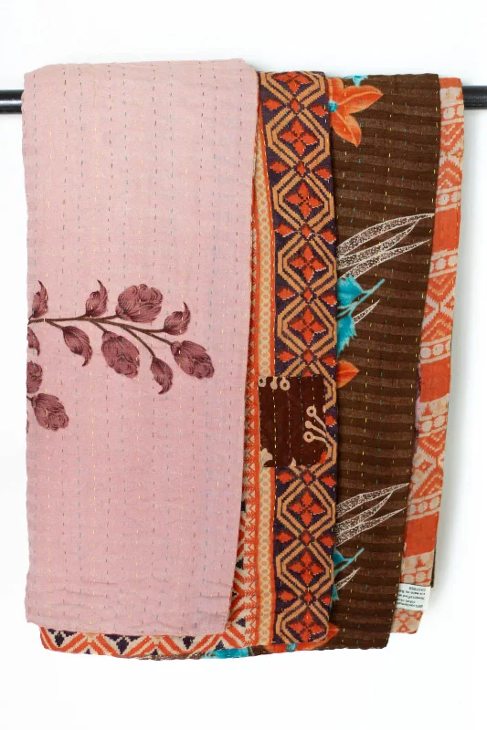 Recycled polyester blankets for an eco - conscious optionMohair blankets with a unique sheen and softnessInitiator Kantha Throw Recycled polyester blankets for an eco - conscious optionMohair blankets with a unique sheen and softnessInitiator Kantha Throw