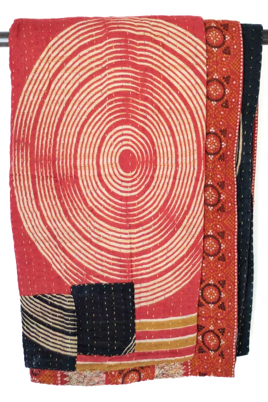 King - size blankets to cover large beds comfortablyFleece blankets for a cozy and plush textureInsight Kantha Throw King - size blankets to cover large beds comfortablyFleece blankets for a cozy and plush textureInsight Kantha Throw