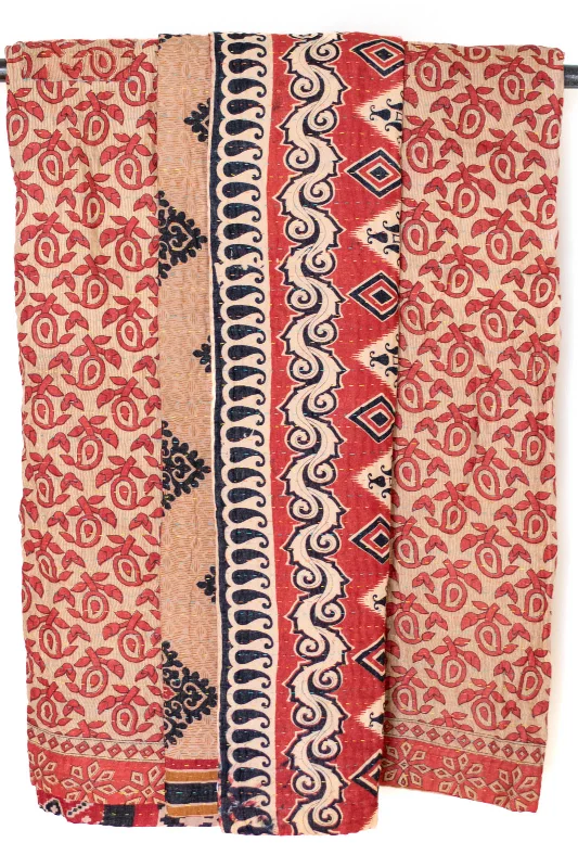 Rayon from bamboo blankets for a silky and breathable feelWool blankets with natural warmth and insulationJoy No. 6 Kantha Large Throw Rayon from bamboo blankets for a silky and breathable feelWool blankets with natural warmth and insulationJoy No. 6 Kantha Large Throw