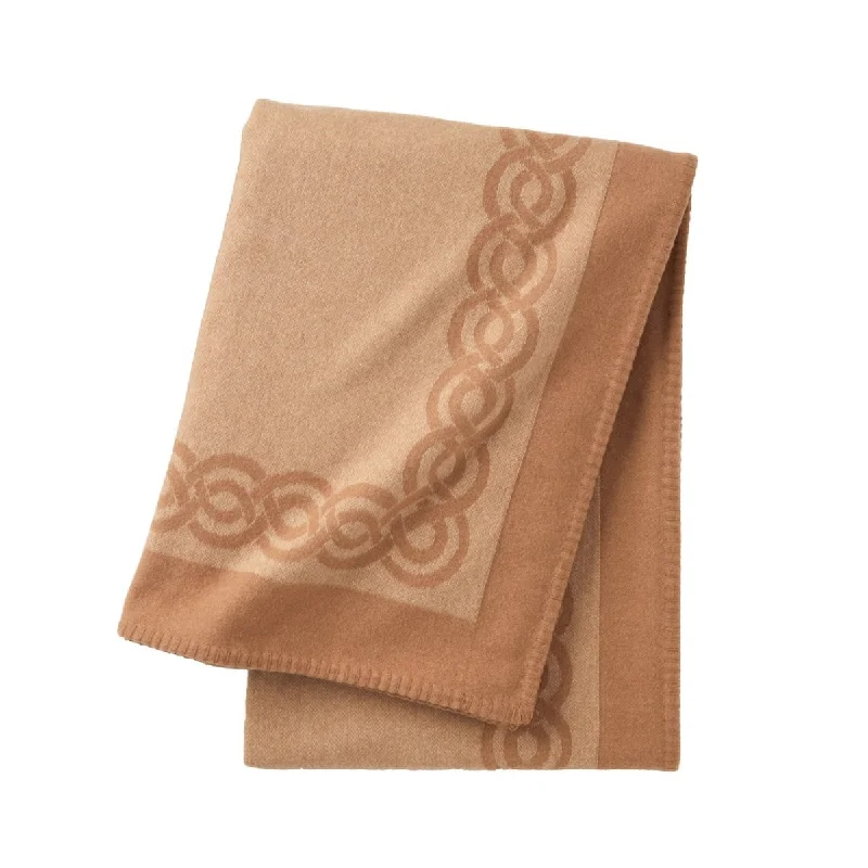Rayon from bamboo blankets for a silky and breathable feelMohair blankets with a unique sheen and softnessJoyau Cashmere Throws by Yves Delorme Couture