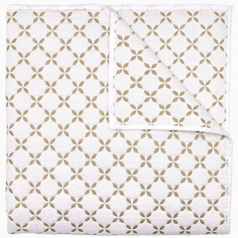 Silk blankets with a smooth and elegant touchQueen - size blankets for standard - sized bedsLayla Sand Coverlets by John Robshaw Silk blankets with a smooth and elegant touchQueen - size blankets for standard - sized bedsLayla Sand Coverlets by John Robshaw