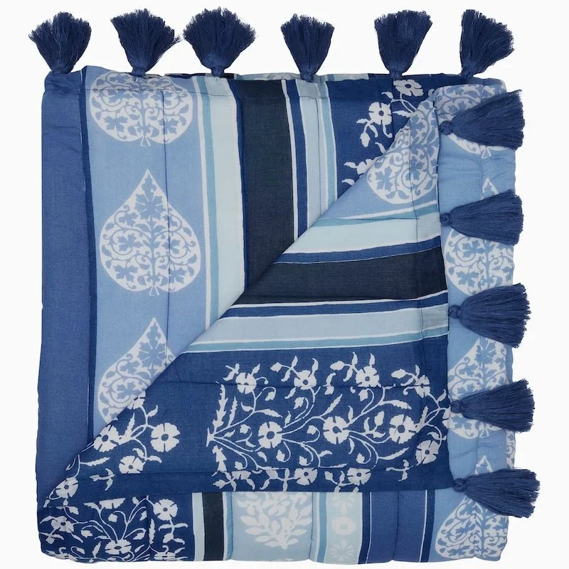 Microfiber blankets that are durable and easy to care forRayon from bamboo blankets for a silky and breathable feelMalvika Lapis Quilted Throw Blanket by John Robshaw Microfiber blankets that are durable and easy to care forRayon from bamboo blankets for a silky and breathable feelMalvika Lapis Quilted Throw Blanket by John Robshaw