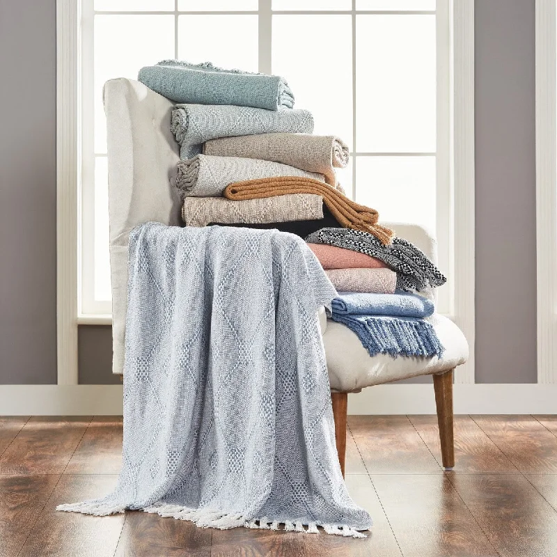 Rayon from bamboo blankets for a silky and breathable feelSynthetic fiber blend blankets for a budget - friendly choiceModern Threads 2 Pack Chester 100-Percent Cotton Throw 50x60 Rayon from bamboo blankets for a silky and breathable feelSynthetic fiber blend blankets for a budget - friendly choiceModern Threads 2 Pack Chester 100-Percent Cotton Throw 50x60
