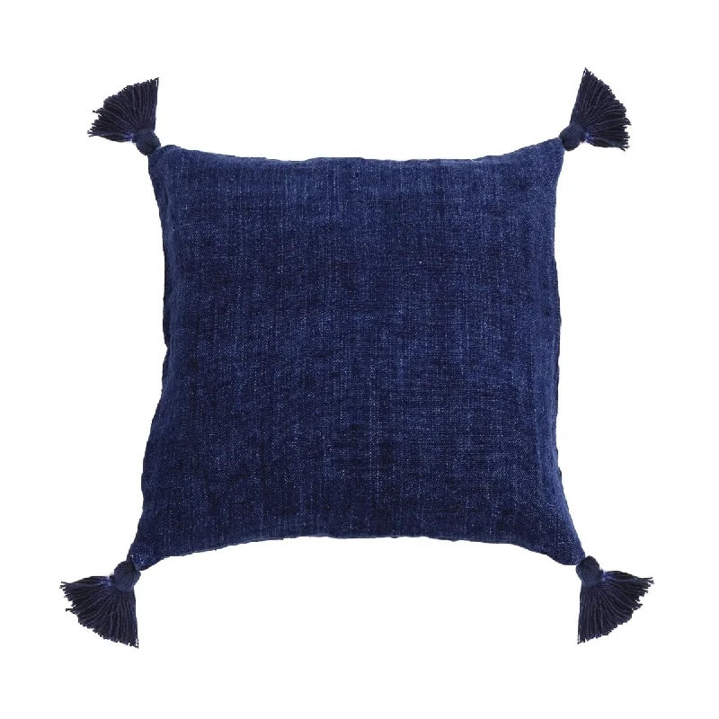 Acrylic blankets for a soft and affordable alternativeCotton blankets for breathability and a lightweight feelMontauk Indigo Decorative Tassels Pillow by Pom Pom at Home Acrylic blankets for a soft and affordable alternativeCotton blankets for breathability and a lightweight feelMontauk Indigo Decorative Tassels Pillow by Pom Pom at Home