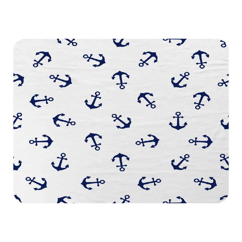 Cashmere blankets for ultimate softness and luxurySilk blankets with a smooth and elegant touchNavy Anchors on White (Blanket) Cashmere blankets for ultimate softness and luxurySilk blankets with a smooth and elegant touchNavy Anchors on White (Blanket)