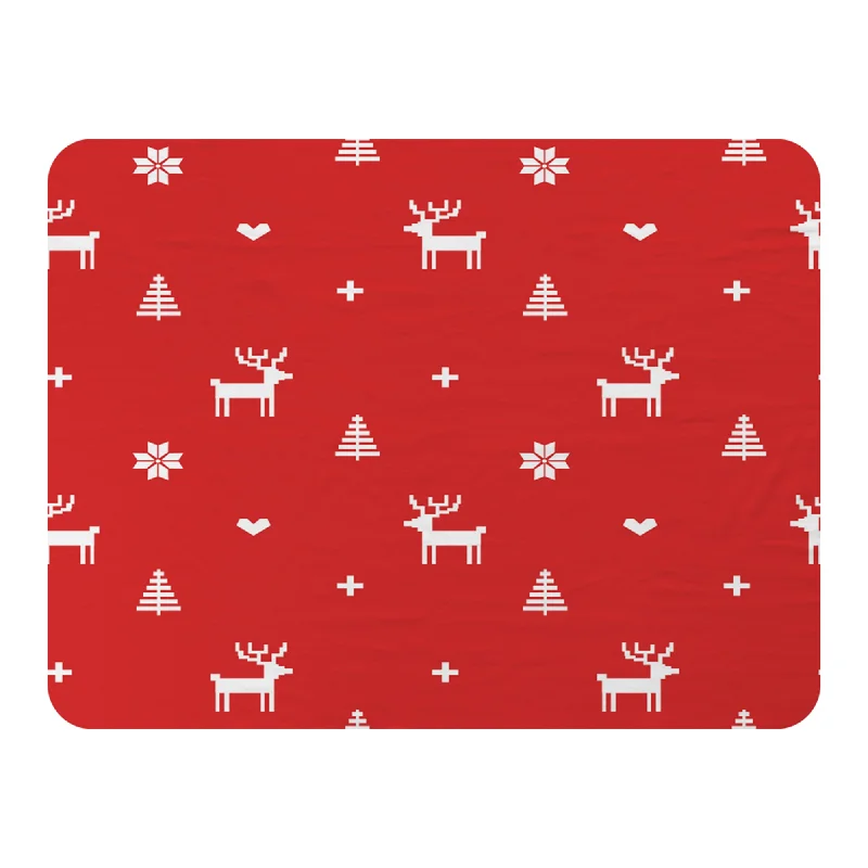 Acrylic blankets for a soft and affordable alternativeSynthetic fiber blend blankets for a budget - friendly choiceNorway christmas festive sweater (blanket)