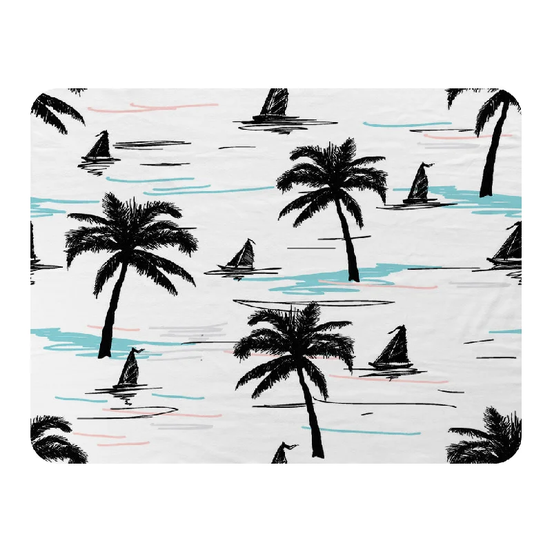 Microfiber blankets that are durable and easy to care forSilk blankets with a smooth and elegant touchPalm Trees & Sailboats (Blanket) Microfiber blankets that are durable and easy to care forSilk blankets with a smooth and elegant touchPalm Trees & Sailboats (Blanket)