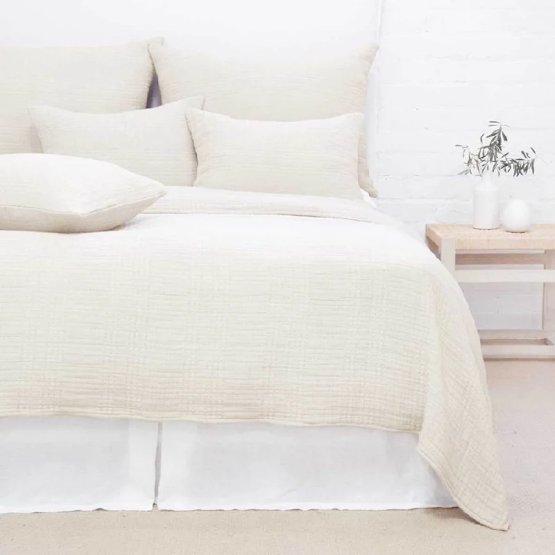 Fleece blankets for a cozy and plush textureAcrylic blankets for a soft and affordable alternativeArrowhead Cream Blankets by Pom Pom at Home Fleece blankets for a cozy and plush textureAcrylic blankets for a soft and affordable alternativeArrowhead Cream Blankets by Pom Pom at Home