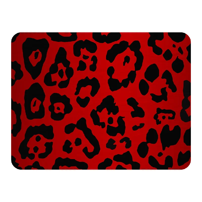 Synthetic fiber blend blankets for a budget - friendly choiceLinen blankets with a rustic and textured lookRed Leopard Print (Blanket)