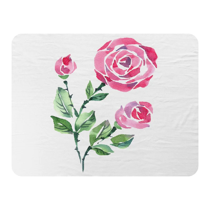 Rayon from bamboo blankets for a silky and breathable feelSynthetic fiber blend blankets for a budget - friendly choiceRose Print (Blanket) Rayon from bamboo blankets for a silky and breathable feelSynthetic fiber blend blankets for a budget - friendly choiceRose Print (Blanket)