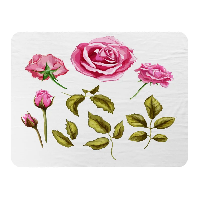 Wool blankets with natural warmth and insulationChenille blankets with a thick and fuzzy textureRoses & Leaves (Blanket) Wool blankets with natural warmth and insulationChenille blankets with a thick and fuzzy textureRoses & Leaves (Blanket)