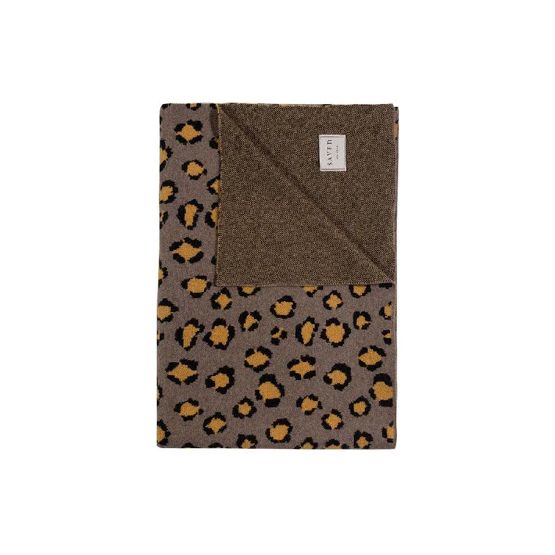 Acrylic blankets for a soft and affordable alternativeRecycled polyester blankets for an eco - conscious optionMustard Leopard Print Cashmere Blankets by Saved NY Acrylic blankets for a soft and affordable alternativeRecycled polyester blankets for an eco - conscious optionMustard Leopard Print Cashmere Blankets by Saved NY