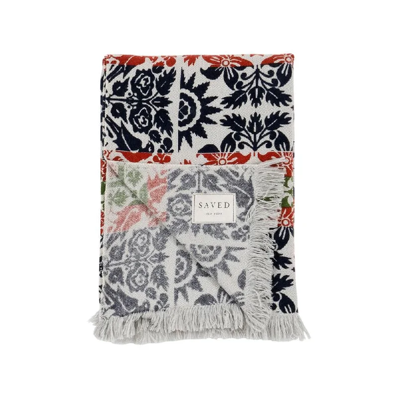 Rayon from bamboo blankets for a silky and breathable feelChenille blankets with a thick and fuzzy textureFloral Printed Coverlet Cashmere Blankets by Saved NY Rayon from bamboo blankets for a silky and breathable feelChenille blankets with a thick and fuzzy textureFloral Printed Coverlet Cashmere Blankets by Saved NY