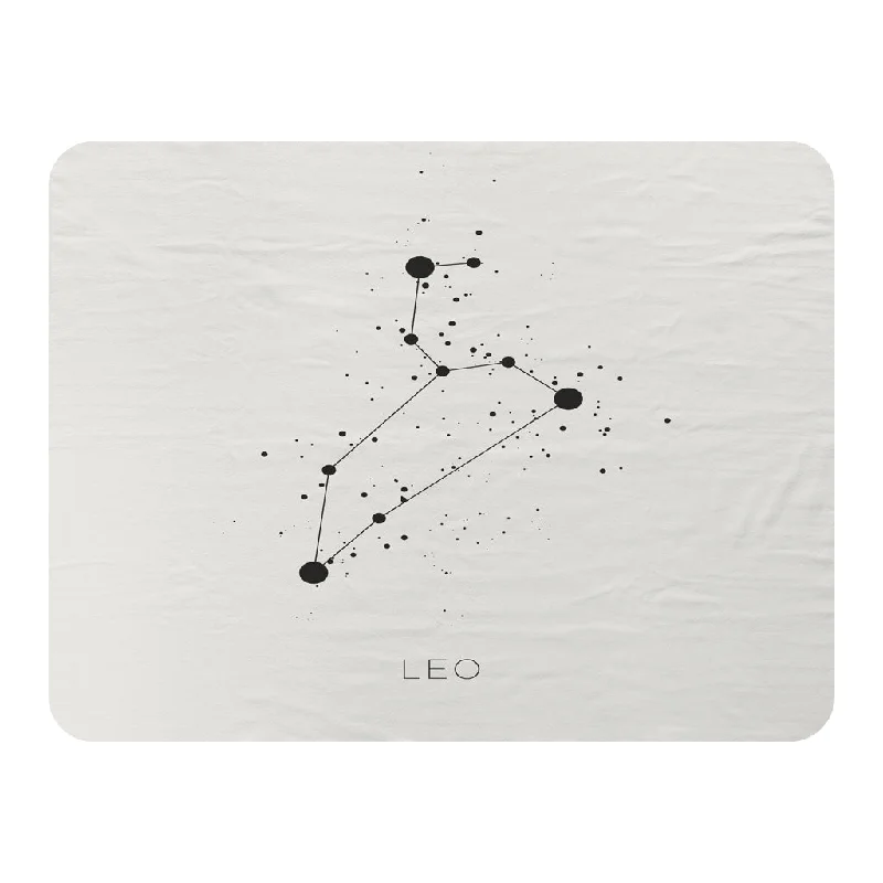 Cotton blankets for breathability and a lightweight feelRecycled polyester blankets for an eco - conscious optionStar constellation zodiac leo (blanket) Cotton blankets for breathability and a lightweight feelRecycled polyester blankets for an eco - conscious optionStar constellation zodiac leo (blanket)