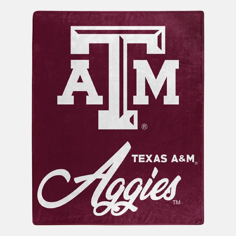 Cashmere blankets for ultimate softness and luxuryFleece blankets for a cozy and plush textureTexas A&M Signature College Throw Blanket