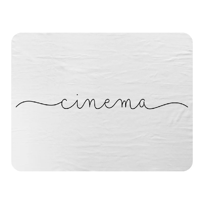 Chenille blankets with a thick and fuzzy textureBamboo fiber blankets with natural antibacterial propertiesText Cinema (Blanket) Chenille blankets with a thick and fuzzy textureBamboo fiber blankets with natural antibacterial propertiesText Cinema (Blanket)
