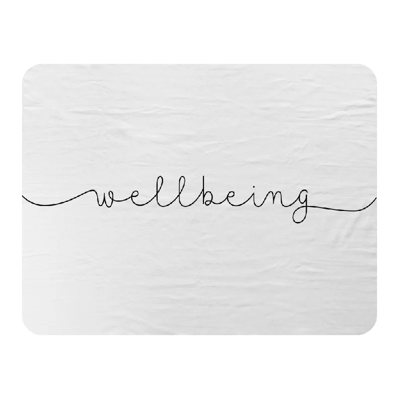 Recycled polyester blankets for an eco - conscious optionMicrofiber blankets that are durable and easy to care forText Wellbeing (Blanket)
