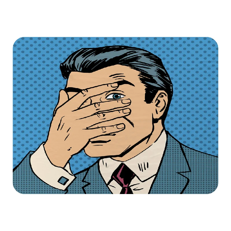 Chenille blankets with a thick and fuzzy textureChenille blankets with a thick and fuzzy textureThe confused man hide and seek game pop art comics retro style Halftone (Blanket)