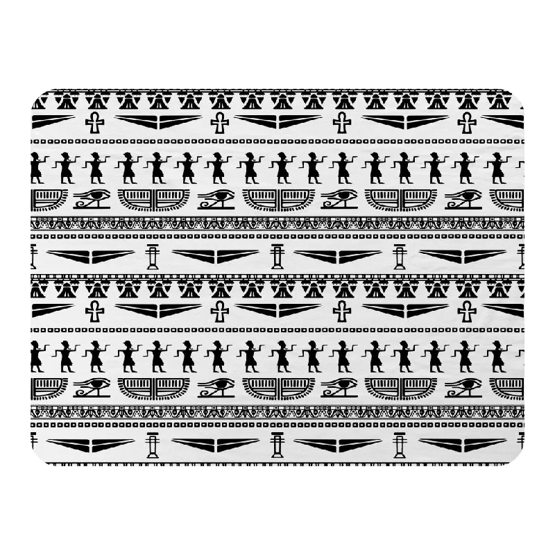 Recycled polyester blankets for an eco - conscious optionBamboo fiber blankets with natural antibacterial propertiesTribal Egyptian art (Blanket)