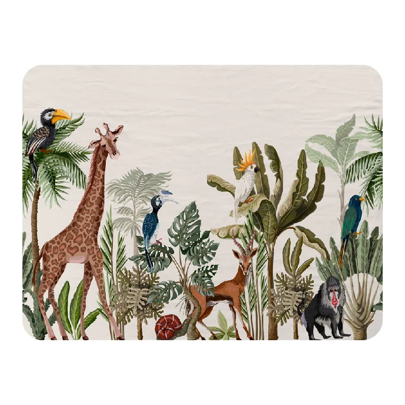 Cashmere blankets for ultimate softness and luxuryFleece blankets for a cozy and plush textureTropical Animals (Blanket)