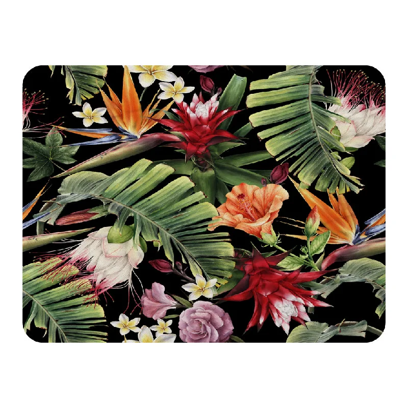 Linen blankets with a rustic and textured lookSynthetic fiber blend blankets for a budget - friendly choiceTropical Flowers & Plant Leaves (Blanket)