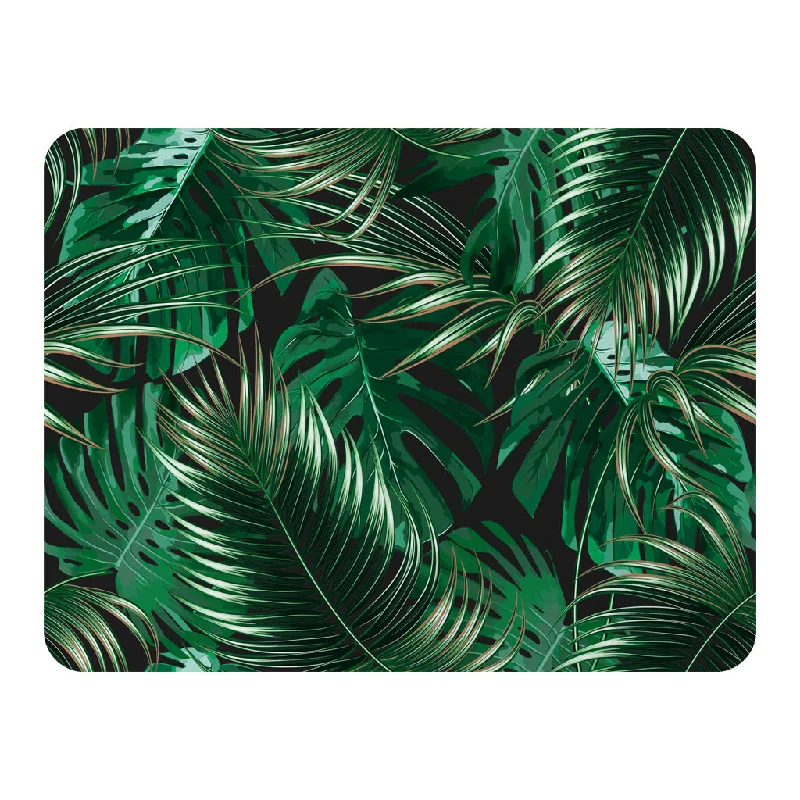 Cotton blankets for breathability and a lightweight feelAcrylic blankets for a soft and affordable alternativeTropical Leaves on Black (Blanket)
