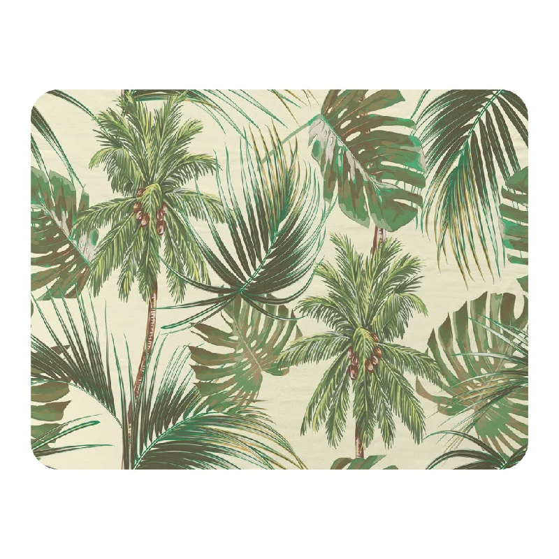 Fleece blankets for a cozy and plush textureQueen - size blankets for standard - sized bedsTropical Leaves on Yellow (Blanket)