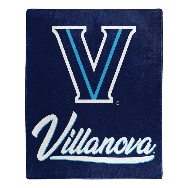 King - size blankets to cover large beds comfortablySynthetic fiber blend blankets for a budget - friendly choiceVillanova Signature College Throw Blanket King - size blankets to cover large beds comfortablySynthetic fiber blend blankets for a budget - friendly choiceVillanova Signature College Throw Blanket