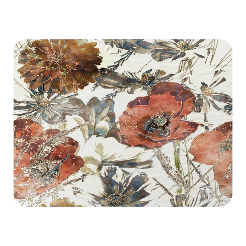 Cashmere blankets for ultimate softness and luxuryChenille blankets with a thick and fuzzy textureWatercolour Flower Print (Blanket)