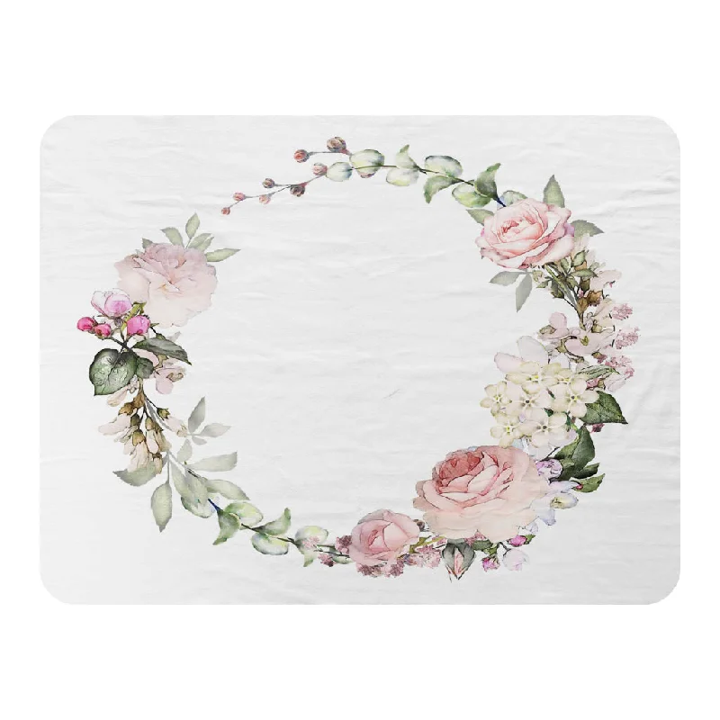 Cotton blankets for breathability and a lightweight feelWool blankets with natural warmth and insulationWatercolour Flowers (Blanket)