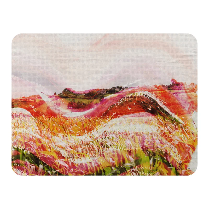 King - size blankets to cover large beds comfortablyRayon from bamboo blankets for a silky and breathable feelwheat field paint (Blanket) King - size blankets to cover large beds comfortablyRayon from bamboo blankets for a silky and breathable feelwheat field paint (Blanket)