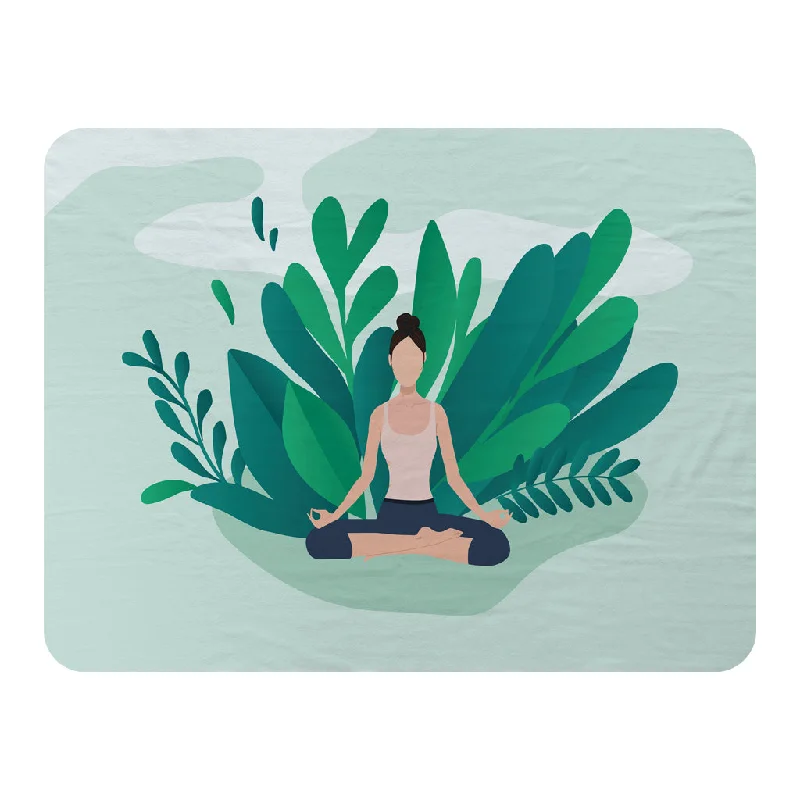 Cashmere blankets for ultimate softness and luxurySynthetic fiber blend blankets for a budget - friendly choiceWoman Meditating (Blanket) Cashmere blankets for ultimate softness and luxurySynthetic fiber blend blankets for a budget - friendly choiceWoman Meditating (Blanket)