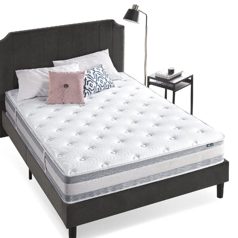 King - size mattresses for spacious master bedroomsWool - filled mattresses for natural insulation and moisture - wicking10 Inch Comfort Support Hybrid Quilted Mattress, Pocket Innersprings for Motion Isolation, Edge Support, White King - size mattresses for spacious master bedroomsWool - filled mattresses for natural insulation and moisture - wicking10 Inch Comfort Support Hybrid Quilted Mattress, Pocket Innersprings for Motion Isolation, Edge Support, White