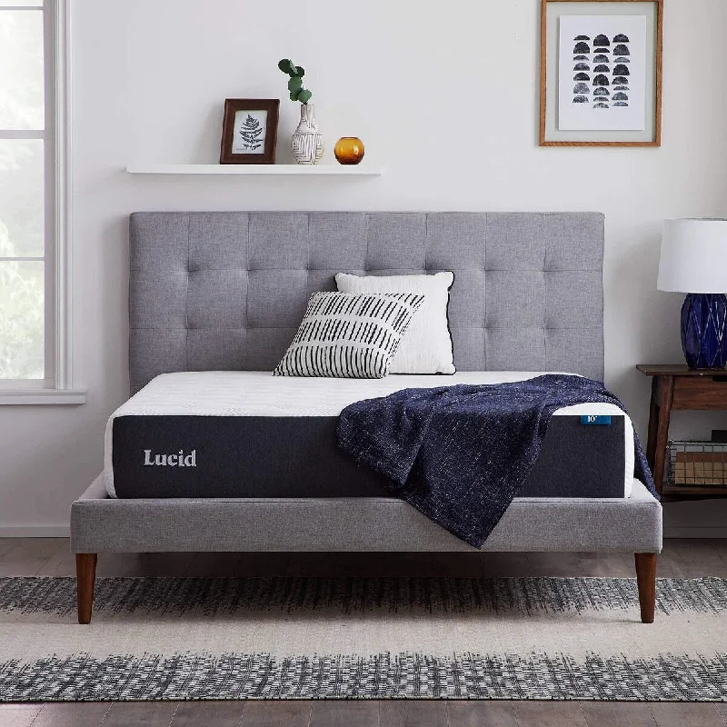Gel - infused memory foam mattresses for cooler sleepHybrid mattresses combining foam and innerspring technology10 Inch Memory Foam Mattress, Plush Feel, Bamboo Charcoal and Gel Infusion, Hypoallergenic, Bed in a Box - Pressure Relief Gel - infused memory foam mattresses for cooler sleepHybrid mattresses combining foam and innerspring technology10 Inch Memory Foam Mattress, Plush Feel, Bamboo Charcoal and Gel Infusion, Hypoallergenic, Bed in a Box - Pressure Relief