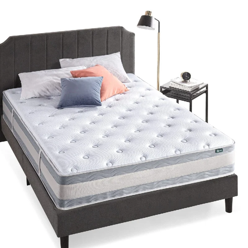 Innerspring mattresses with coil counts for supportGel - infused memory foam mattresses for cooler sleep12 Inch Comfort Support Cooling Hybrid Quilted Mattress, Pocket Innersprings for Motion Isolation, Edge Support Innerspring mattresses with coil counts for supportGel - infused memory foam mattresses for cooler sleep12 Inch Comfort Support Cooling Hybrid Quilted Mattress, Pocket Innersprings for Motion Isolation, Edge Support