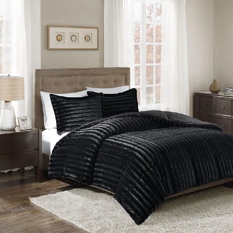 Fleece blankets for a cozy and plush textureBamboo fiber blankets with natural antibacterial properties3pc King Size Faux Fur Reversible Comforter Set Soft Plush Black Fleece blankets for a cozy and plush textureBamboo fiber blankets with natural antibacterial properties3pc King Size Faux Fur Reversible Comforter Set Soft Plush Black