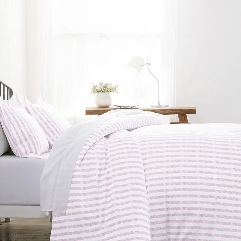 Queen - size blankets for standard - sized bedsCotton blankets for breathability and a lightweight feel3pc Queen/Full Puffed Rugged Stripes Duvet Cover Set Blush Queen - size blankets for standard - sized bedsCotton blankets for breathability and a lightweight feel3pc Queen/Full Puffed Rugged Stripes Duvet Cover Set Blush
