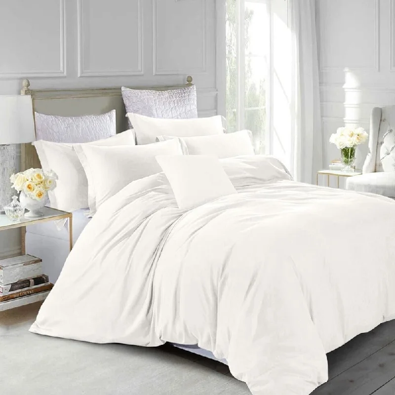 Recycled polyester blankets for an eco - conscious optionFleece blankets for a cozy and plush texture3pc Twin Size Duvet Cover With Pillow Shams Bedding Set Cream Recycled polyester blankets for an eco - conscious optionFleece blankets for a cozy and plush texture3pc Twin Size Duvet Cover With Pillow Shams Bedding Set Cream