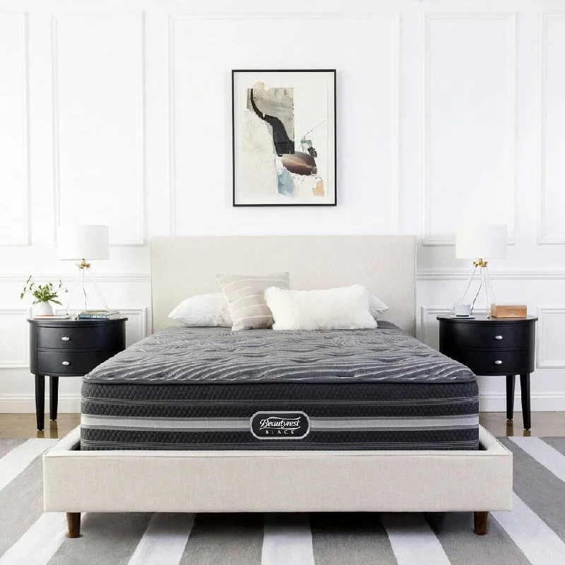 Bamboo - charcoal infused mattresses for odor absorptionHybrid mattresses combining foam and innerspring technologyBeautyrest Black Mariela 15-inch Plush Queen-size Mattress Set - N/A Bamboo - charcoal infused mattresses for odor absorptionHybrid mattresses combining foam and innerspring technologyBeautyrest Black Mariela 15-inch Plush Queen-size Mattress Set - N/A