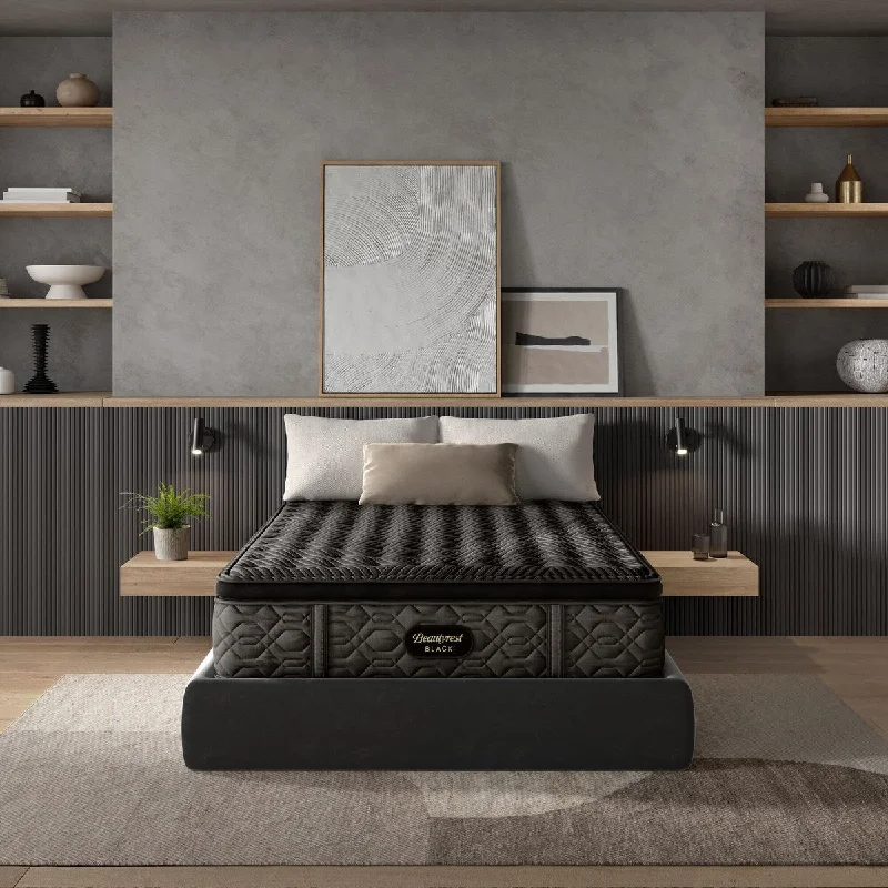Queen - size mattresses for couples and standard bedroomsBamboo - charcoal infused mattresses for odor absorptionBeautyrest Black Series One 14.75" Medium Pillow Top Mattress Set Queen - size mattresses for couples and standard bedroomsBamboo - charcoal infused mattresses for odor absorptionBeautyrest Black Series One 14.75" Medium Pillow Top Mattress Set