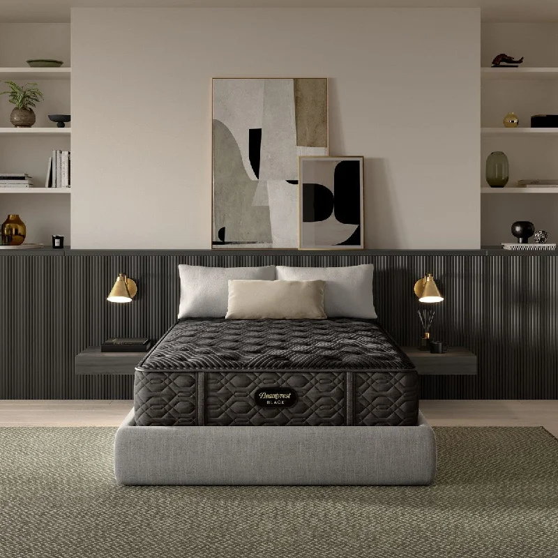 Innerspring mattresses with coil counts for supportWool - filled mattresses for natural insulation and moisture - wickingBeautyrest Black Series One 14" Plush Mattress Set
