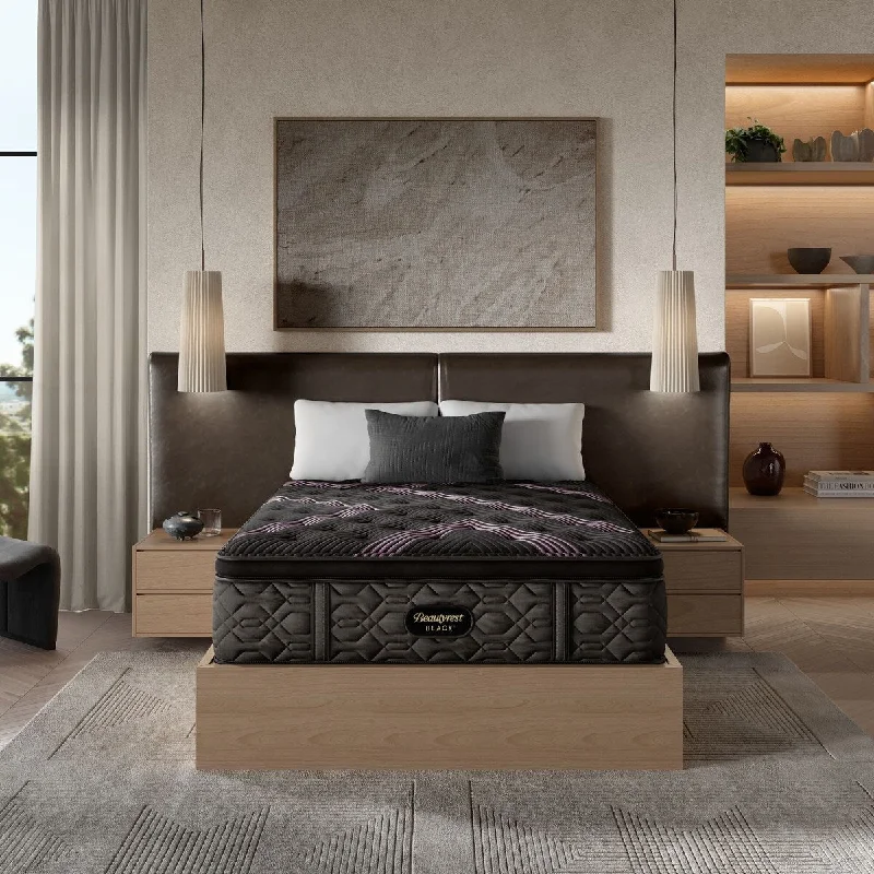 Bamboo - charcoal infused mattresses for odor absorptionQueen - size mattresses for couples and standard bedroomsBeautyrest Black Series Two 16.25" Plush Pillow Top Mattress Bamboo - charcoal infused mattresses for odor absorptionQueen - size mattresses for couples and standard bedroomsBeautyrest Black Series Two 16.25" Plush Pillow Top Mattress