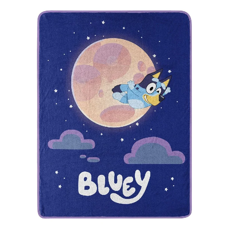 Silk blankets with a smooth and elegant touchFleece blankets for a cozy and plush textureBluey Over The Moon Micro Raschel Throw Silk blankets with a smooth and elegant touchFleece blankets for a cozy and plush textureBluey Over The Moon Micro Raschel Throw